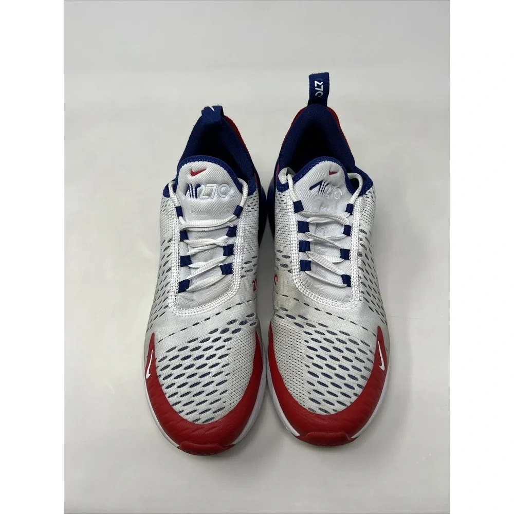 Nike Air Max 270 USA Mens Size 8 Running Shoes Sneakers Red White‎ Blue Olympic